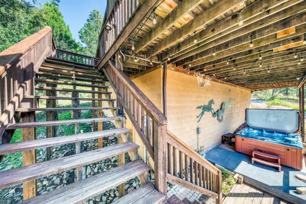 Perk Canyon Hidden Acres-Hot Tub-Gas Fireplace Ruidoso Exterior foto
